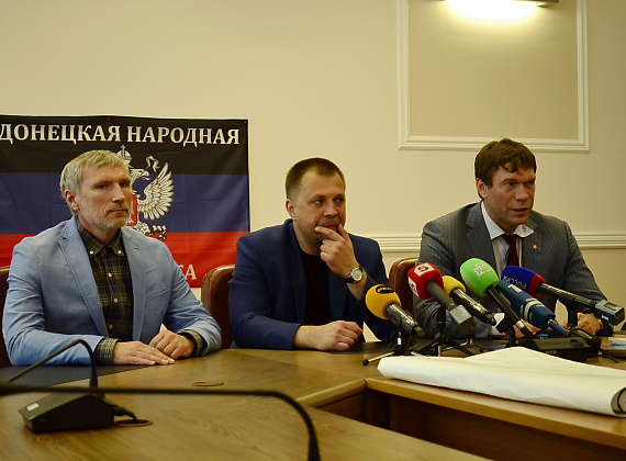 Алексей Журавлёв в Донецке: пресс-конференция, общение с прессой, интервью (часть 2), 12 июня 2014 г.