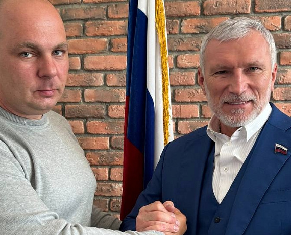 Алексей Журавлев встретился с председателем реготделения на Кузбассе Артемом Матвеевым