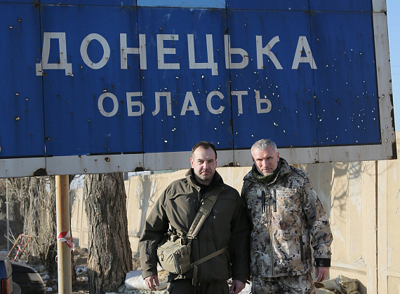 Визит Алексея Журавлёва на Донбасс, 27.02-01.03.2015