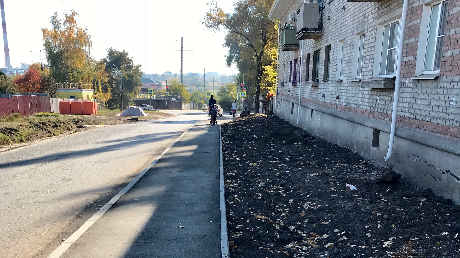 При поддержке Алексея Журавлева жители Воронежа добились ремонта тротуара