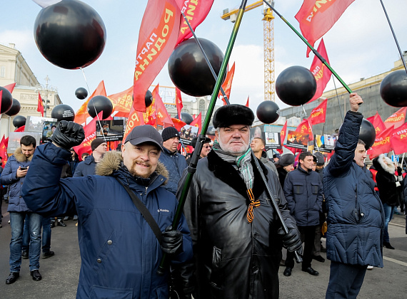 "Год Майдану. Не забудем, не простим", Москва, 21.02.2015 (часть 1)