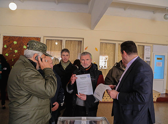 Делегация партии "РОДИНА" в Новороссии, 02.11.2014