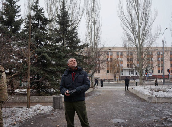 Визит Алексея Журавлева в Донецк, 29.01.2015
