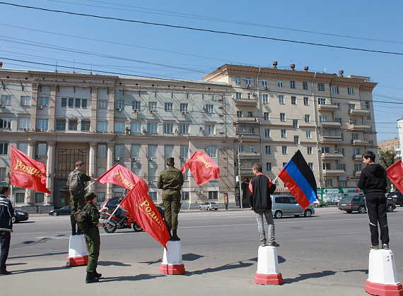 Автопробег "Мир! Труд! Новороссия!" 1 мая 2014 г.