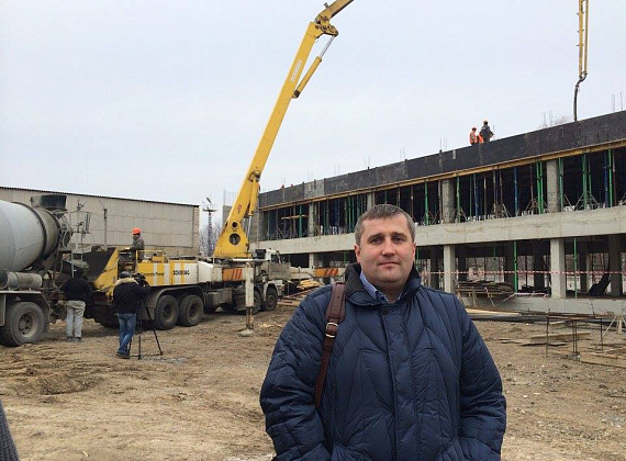 Алексей Журавлёв осмотрел стройплощадки соцобъектов в ПМР, 02.12.2014