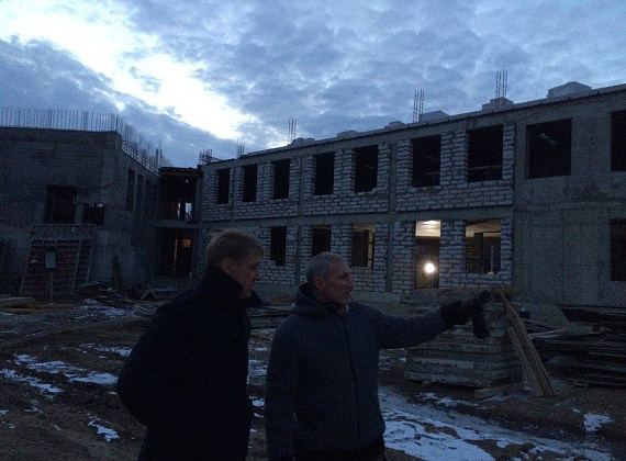 Алексей Журавлёв осмотрел стройплощадки соцобъектов в ПМР, 02.12.2014