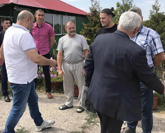 Любомир Радинович посетил Каменский район Воронежской области