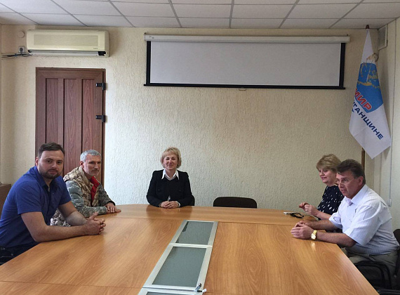 Рабочий визит Алексея Журавлёва в ЛНР, 11.06.2016