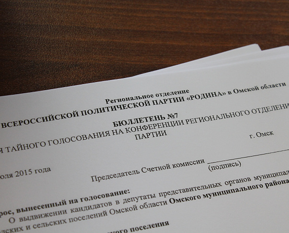 Соратники провели конференцию в Омске