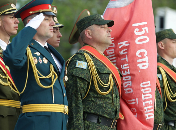 Визит российской делегации во главе с Рогозиным в ПМР, 9 мая 2014 г.