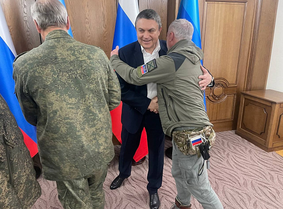 Рабочий визит Алексея Журавлева на Донбасс, ноябрь 2022 г.