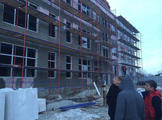 Алексей Журавлёв осмотрел стройплощадки соцобъектов в ПМР, 02.12.2014