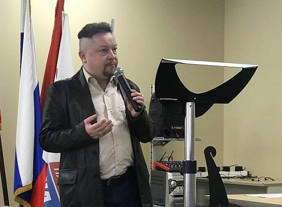 Валерий Шинкаренко и Федор Бирюков на конференции "РОДИНЫ" в Ленобласти (Санкт-Петербург, 27.06.2020)