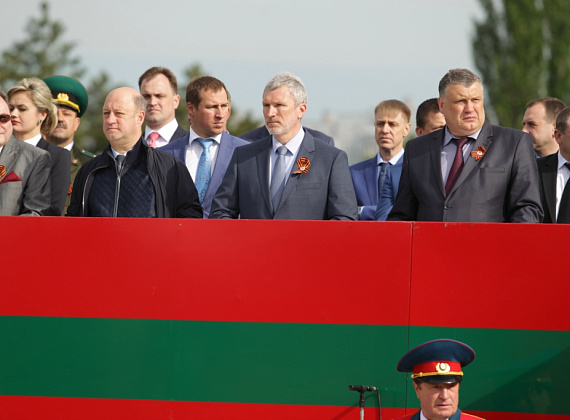 Визит российской делегации во главе с Рогозиным в ПМР, 9 мая 2014 г.