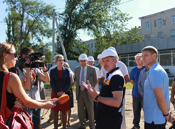 Журавлёв осмотрел объекты, которые строятся в рамках гуманитарной помощи России ПМР, 30.08.2014