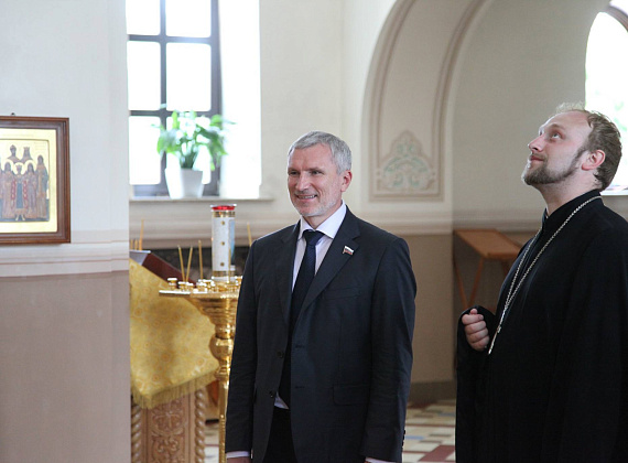 Встреча Алексея Журавлёва с духовенством Рязанской области, 23.06.2015