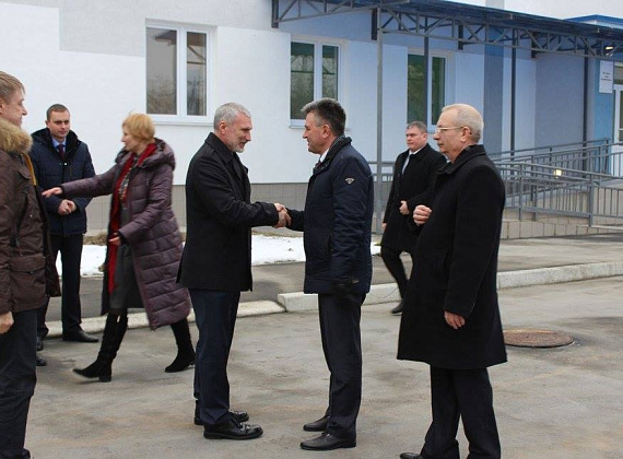 Визит Алексея Журавлева в Приднестровье, открытие тубдиспансера в Рыбнице, 24.01.2017