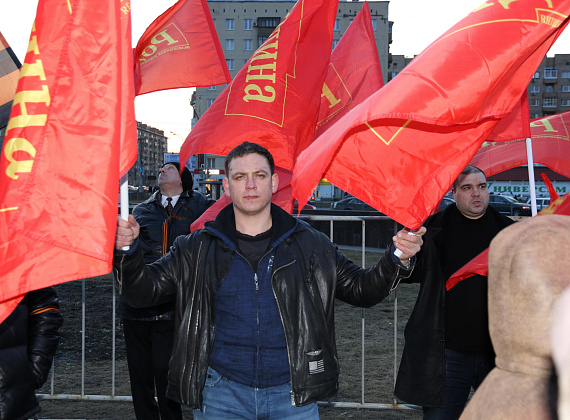 Митинг в поддержку "русской весны" на Украине, 12 марта 2014 г.