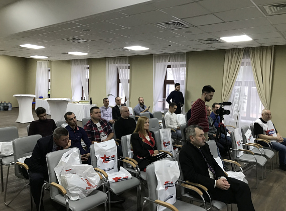 Федор Бирюков на конференции реготделения "РОДИНЫ" в Ленинградской области (СПб, 10-11.12.2019)