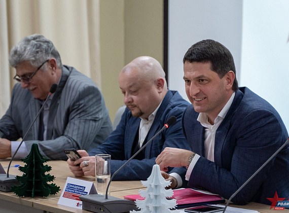 Федор Бирюков на конференции реготделения "РОДИНЫ" в Ленинградской области (СПб, 10-11.12.2019)