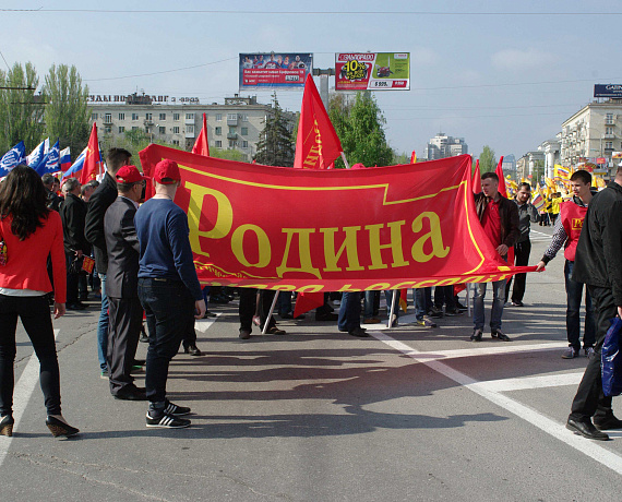 В Волгограде в колонне "РОДИНЫ" шагали 300 человек