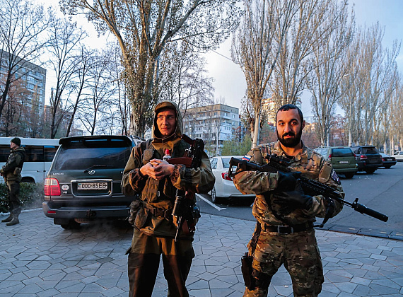 Делегация партии "РОДИНА" в Новороссии, 02.11.2014
