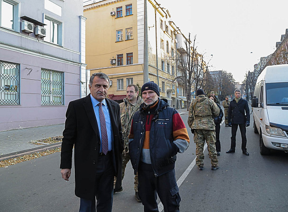 Делегация партии "РОДИНА" в Новороссии, 02.11.2014