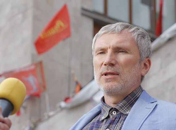 Алексей Журавлёв в Донецке: пресс-конференция, общение с прессой, интервью (часть 1), 12 июня 2014 г.