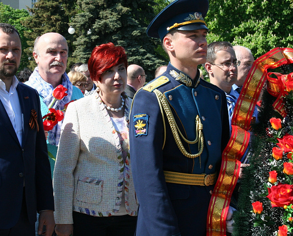 Воронежская "РОДИНА" почтила память героев Великой Отечественной войны