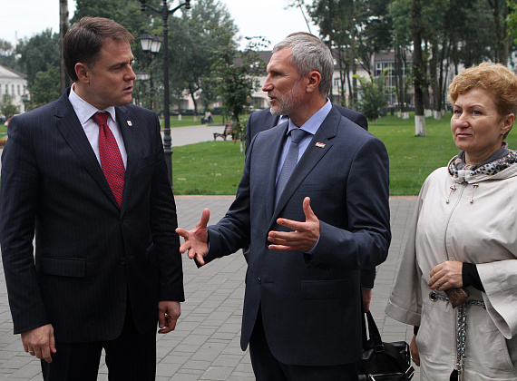 Визит Алексея Журавлева в Тулу, 02.09.2014