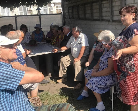 Председатель Воронежской "РОДИНЫ" совершил рабочий визит в Репьевский район