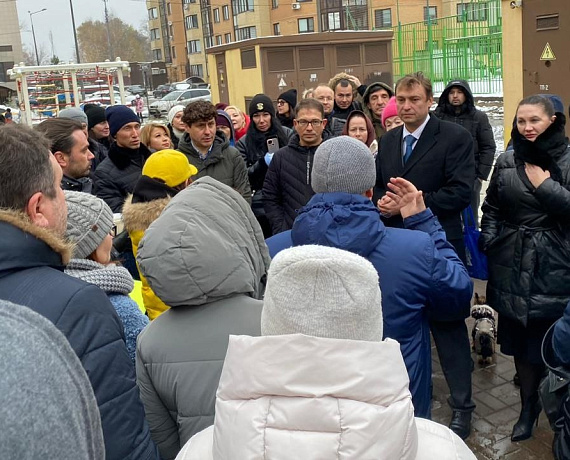 Габов вместе с соратниками встретились с инициативными группами из Мытищ и Пушкино