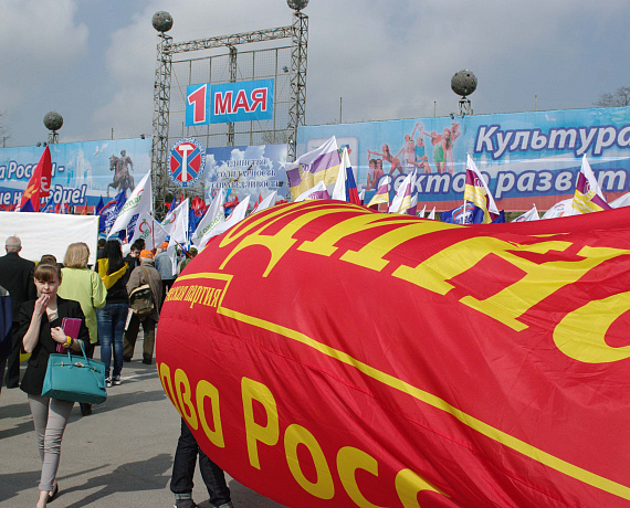В Волгограде в колонне "РОДИНЫ" шагали 300 человек