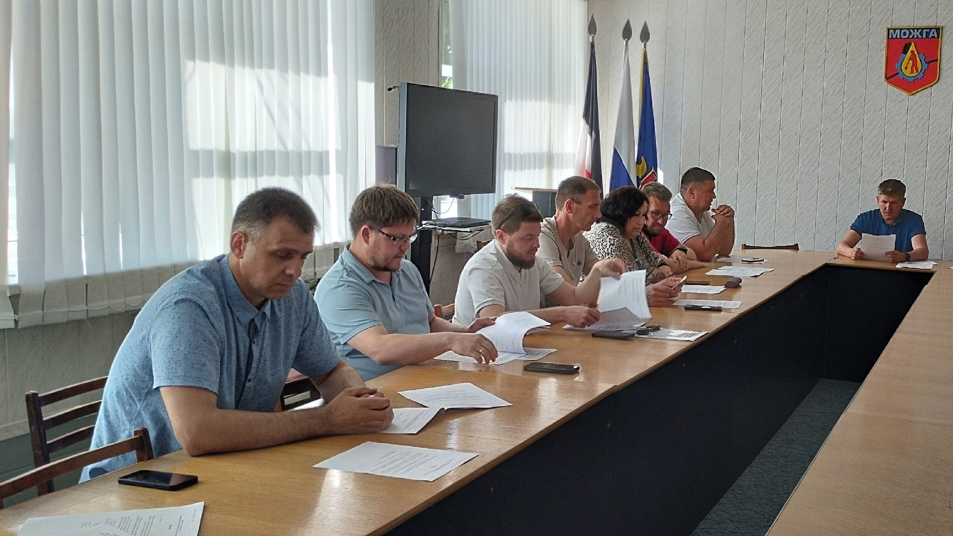 Павел Белинов и Андрей Чернов приняли участие в заседании Президиума городской Думы муниципального образования «Город Можга»