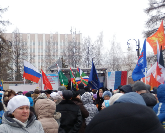 В Ижевске на митинге выразили обеспокоенность событиями на Украине