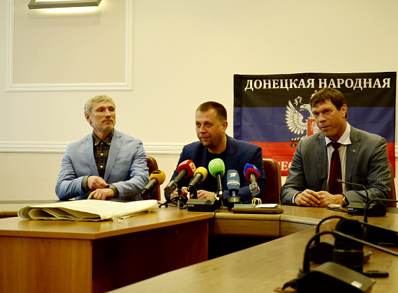 Алексей Журавлёв в Донецке: пресс-конференция, общение с прессой, интервью (часть 2), 12 июня 2014 г.