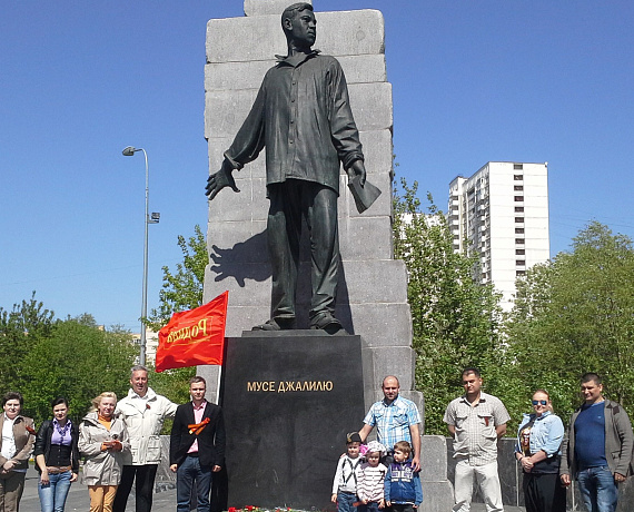 Столичная "РОДИНА" почтила память героя СССР Мусы Джалиля