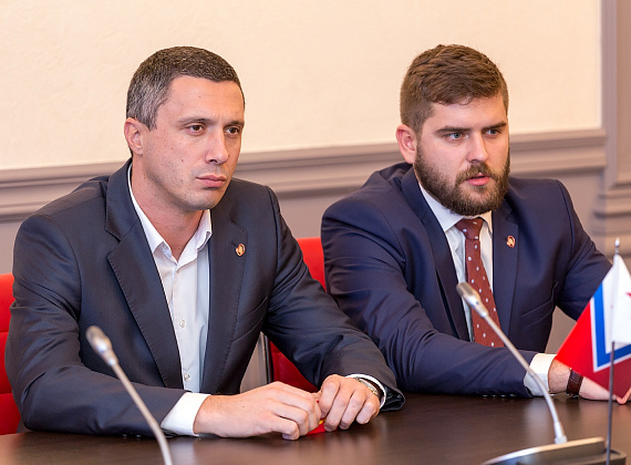 Встреча Алексея Журавлёва с руководством сербской партии "Двери", 02.10.2015