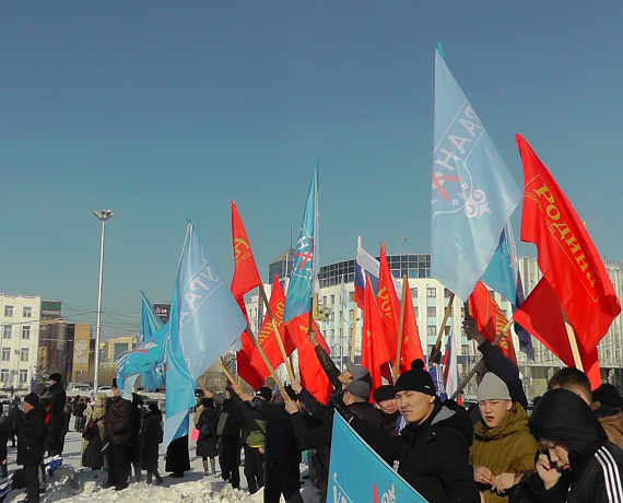 В Якутске поддержали референдум в Крыму