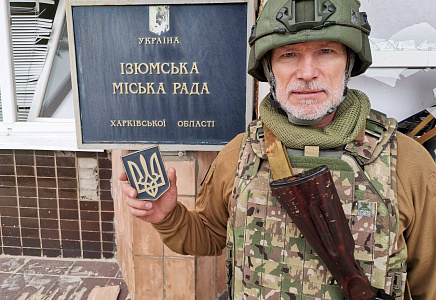День Великой Победы Алексей Журавлев встретил на передовой в Донбассе