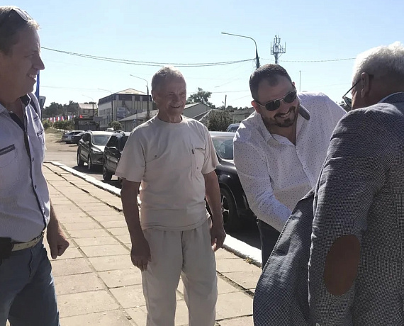 В Павловске лидер воронежской "РОДИНЫ" совместно с кандидатами провели ряд встреч с избирателями