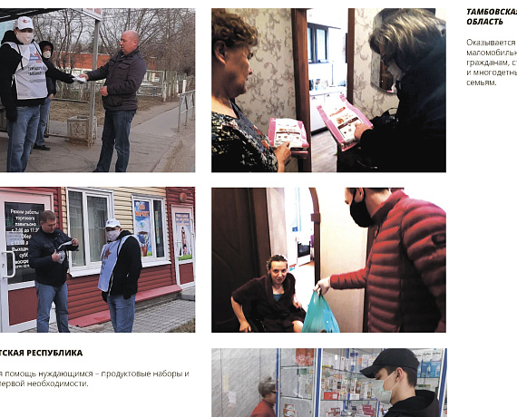 Партия "РОДИНА" против коронавируса. Отчет за апрель 2020 г.