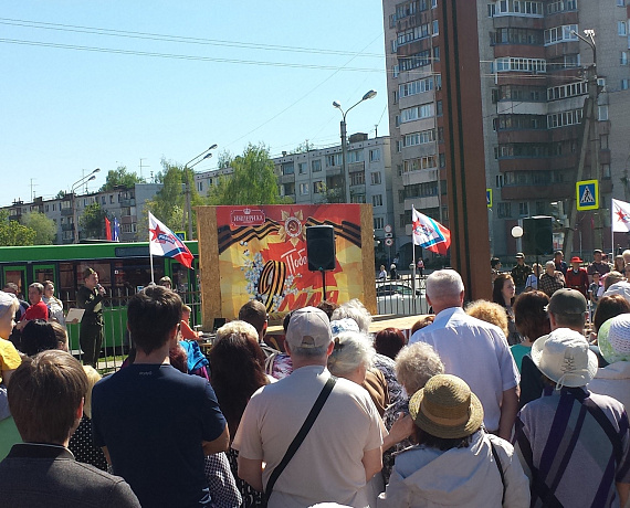 Партия "РОДИНА" порадовала псковичей концертом в честь Дня Победы