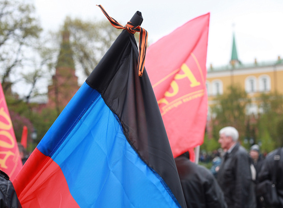 "РОДИНА" в Александровском саду почтила память погибших в Одессе, 5 мая 2014 г. (галерея 2)