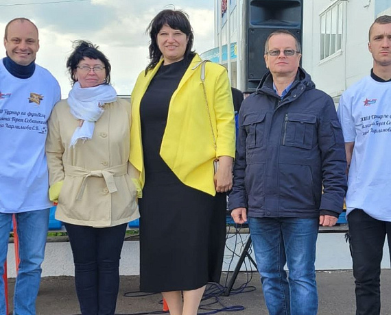 Команда Подмосковной "РОДИНЫ" провела турнир по футболу к Дню Победы