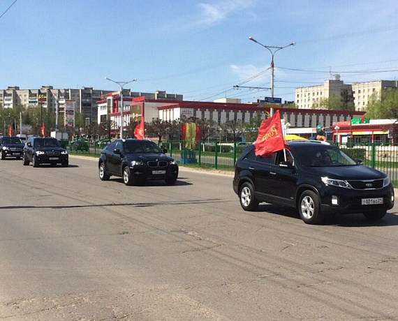Родинцы Чувашии провели автопробег ко Дню Победы
