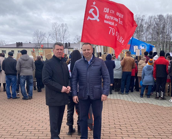 Сахалинская "РОДИНА" приняла участие в мероприятиях к Первомаю и к 77-й годовщине Победы