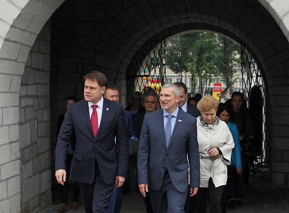 Визит Алексея Журавлева в Тулу, 02.09.2014
