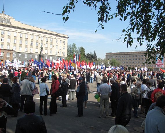 "РОДИНА" Орла приняла участие в первомайском митинге