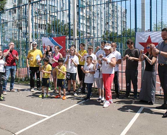 Краснодарские соратники провели турнир по мини-теннису